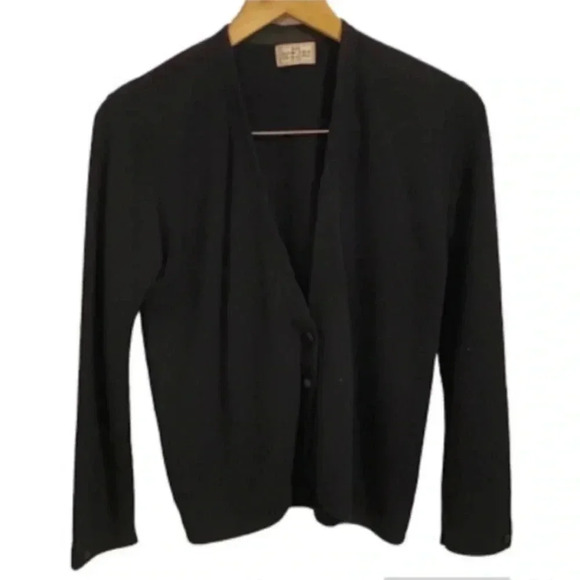 DuPont Virgin Orlon Acrylic Knit Vintage Cardigan Sweate - Picture 1 of 5
